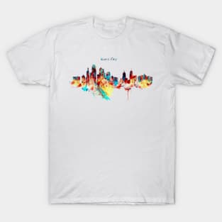 Kansas City Skyline Silhouette T-Shirt